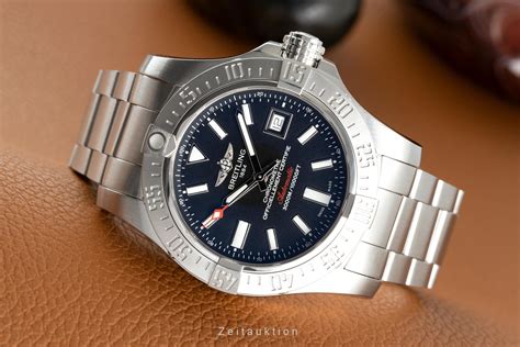 breitling avenger seawolf chrono stahl schwarz|breitling seawolf a17331.